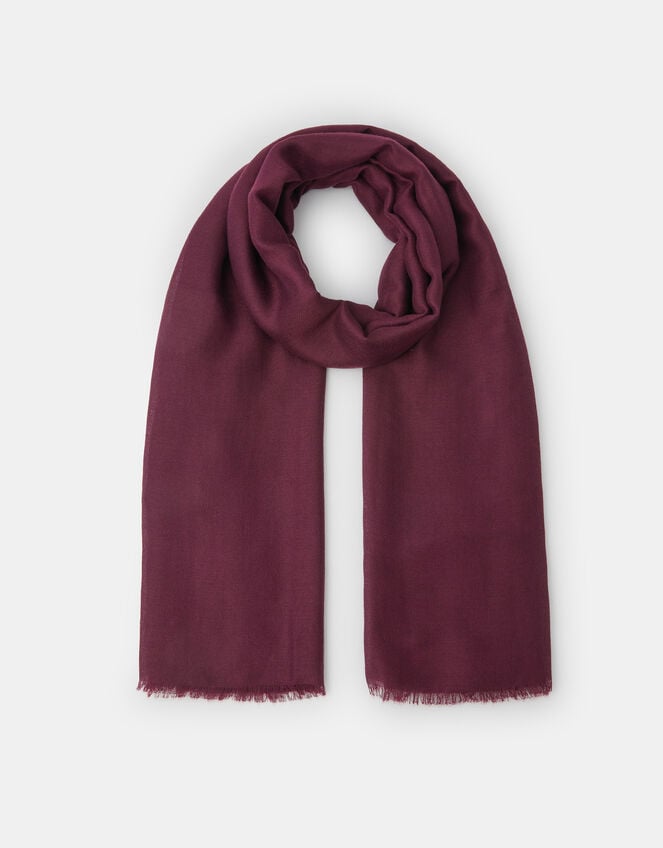 Plain Lightweight Scarf, , large