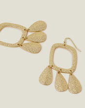 Statement Square Earrings, , large