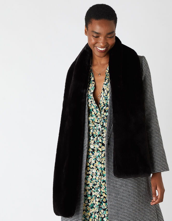 Faux Fur Stole, , large