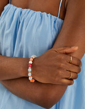 Mix Bead Stretch Bracelet, , large