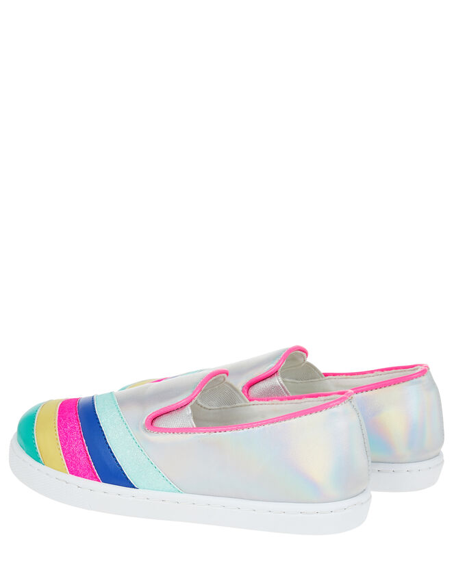 Rainbow Stripe Pumps, Multi (BRIGHTS-MULTI), large