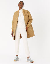Quarter Pearl Zip Jumper , Cream (CREAM), large