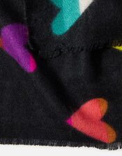 Rainbow Hearts Blanket Scarf, , large