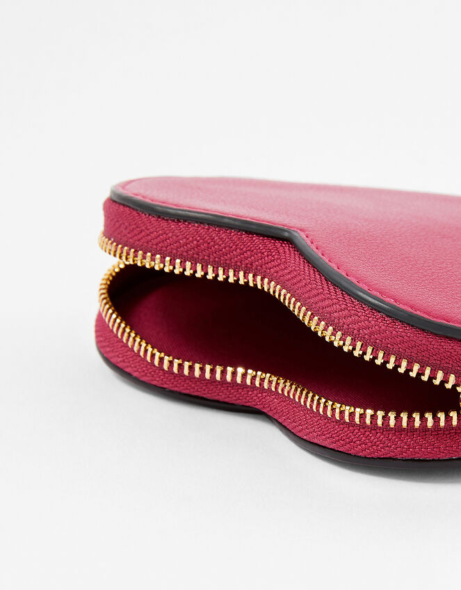 Valentine's Heart Purse, Red (BERRY), large