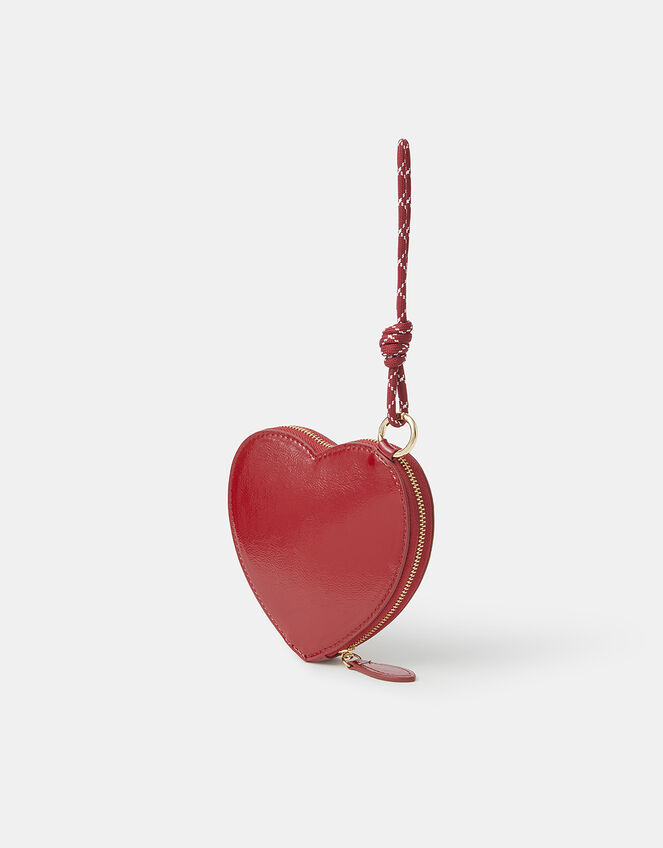 Patent Heart Purse, Red (RED), large