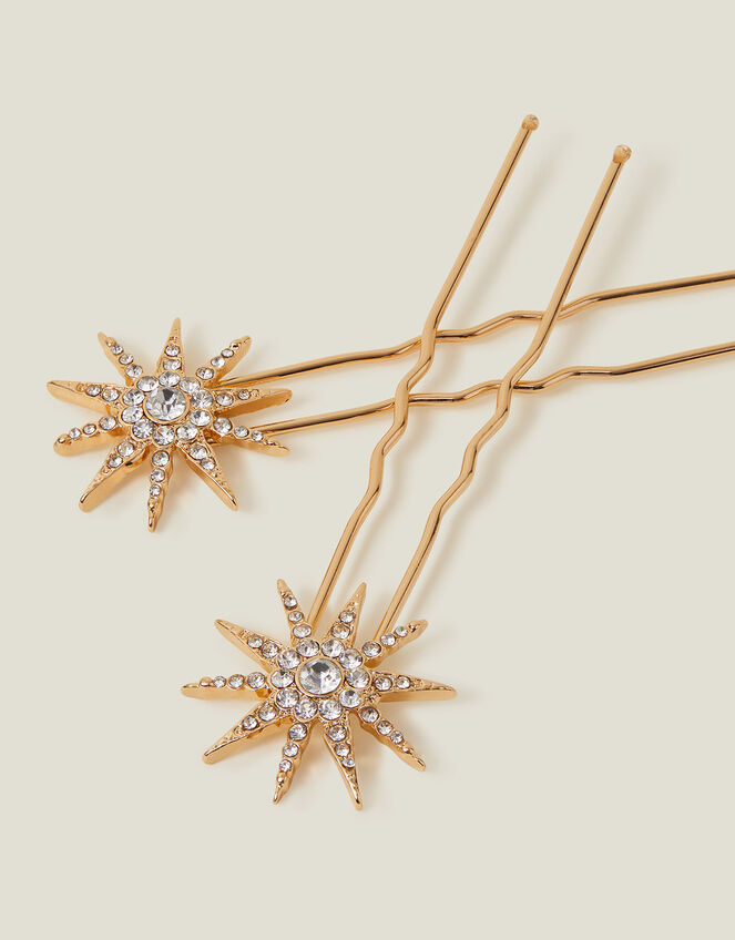2Pack Sparkly Star Hair Pins Hair clips Accessorize UK