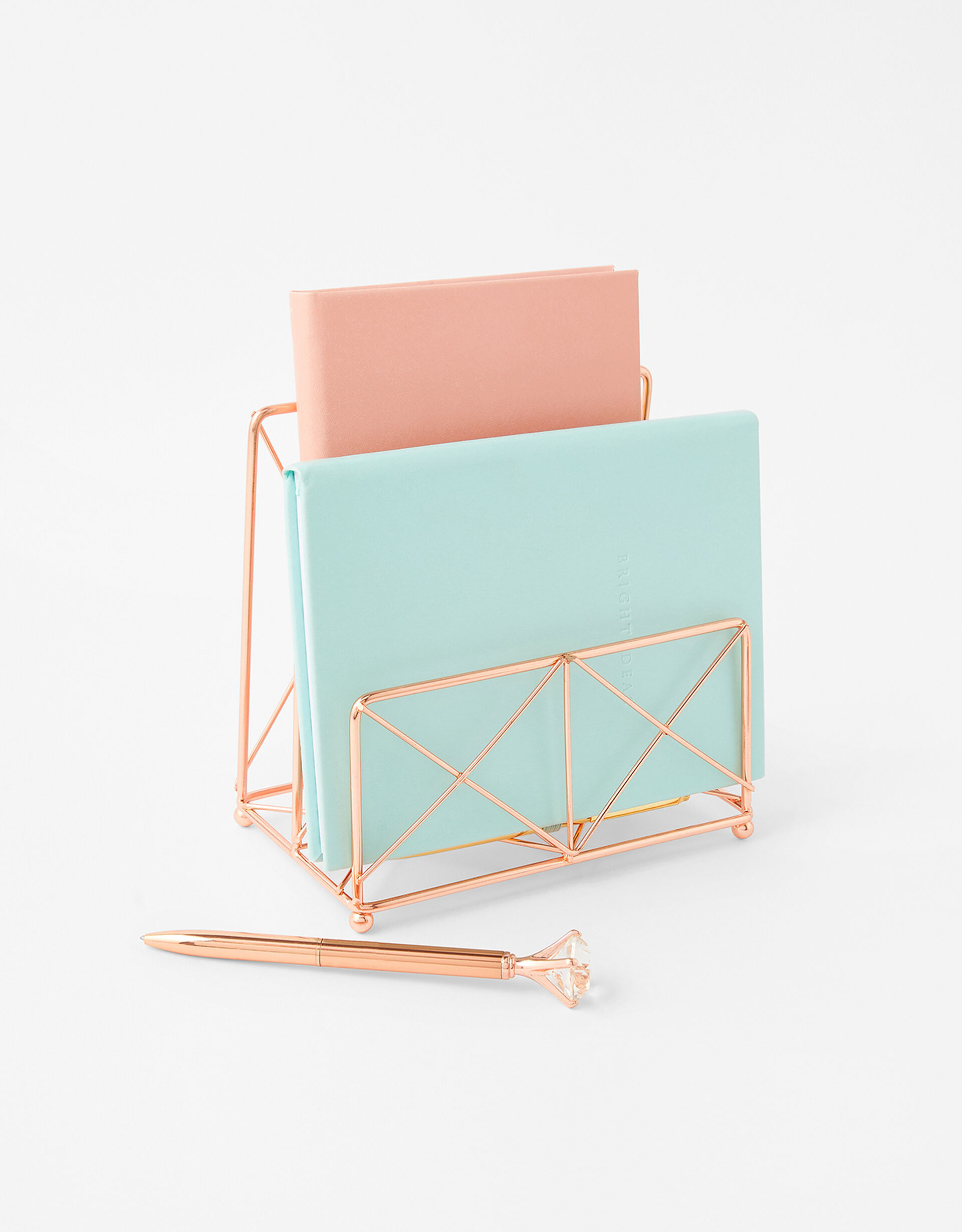 Metal Wire Letter Holder Stationery Accessorize UK