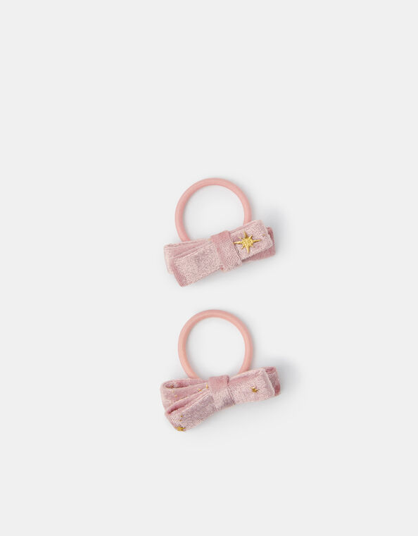 2-Pack Girls Velvet Bow Hair Bands, , large