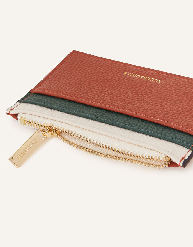 Colour Block Card Holder, Multi (DARKS-MULTI), large