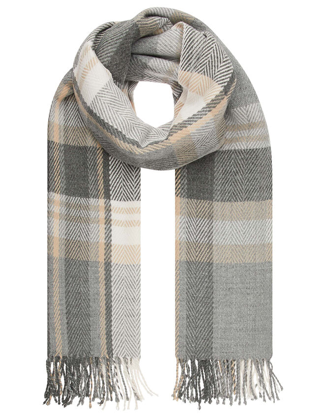 Putney Check Blanket Scarf, , large