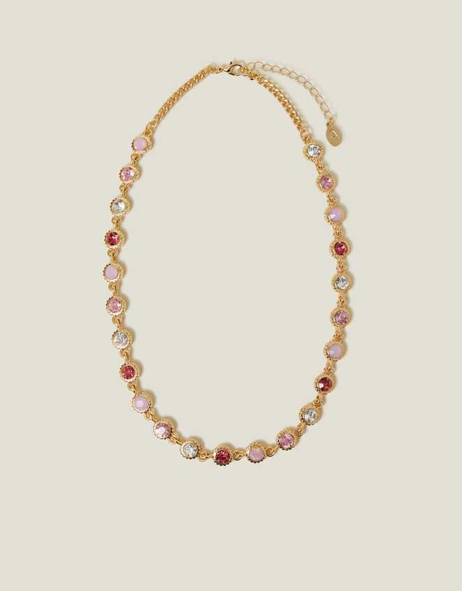 Eclectic Gem Collar Necklace, , large