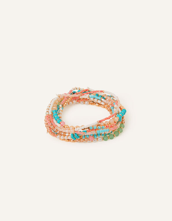 Beaded Stretch Bracelets Pack, , large