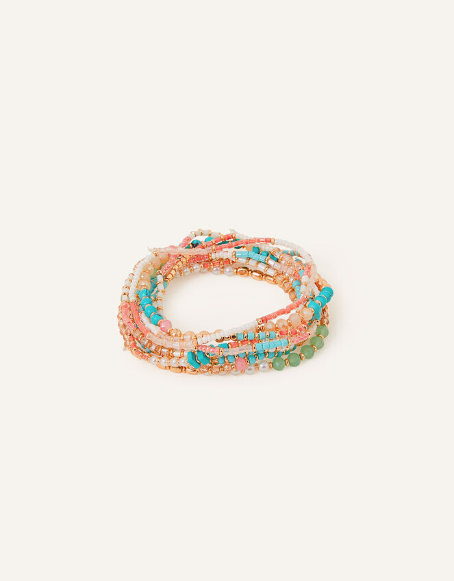 Beaded Stretch Bracelets Pack, , large