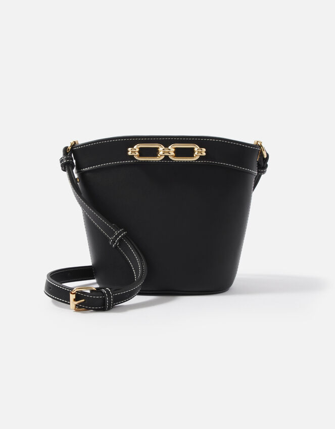 Danielle Detail Cross-Body Bag, Black (BLACK), large
