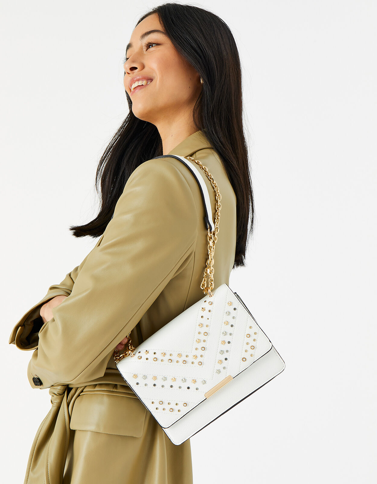 Studded new arrivals handbags uk