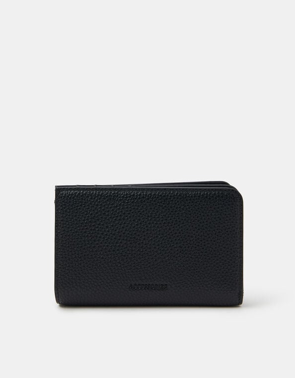 Faux Leather Zip Purse, , large