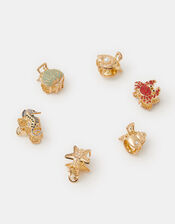 6-Pack Mini Under The Sea Claw Clips, , large