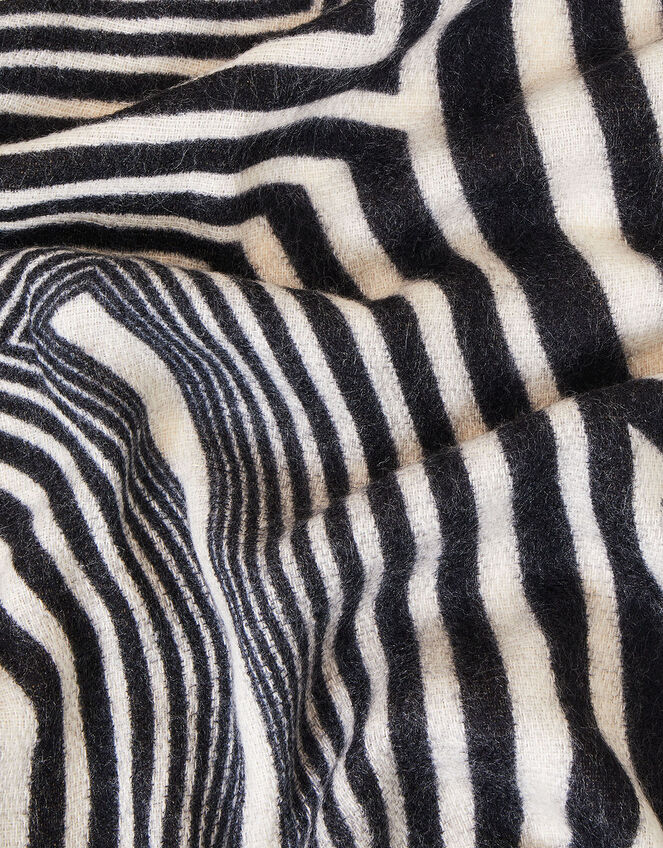 Swirl Print Blanket Scarf, , large