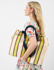 Stripe Beach Tote Bag, , large