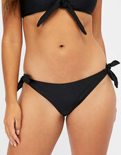 Tie Side Bikini Briefs, Black (BLACK), large