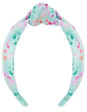 Ombre Animal Print Knotted Headband, , large