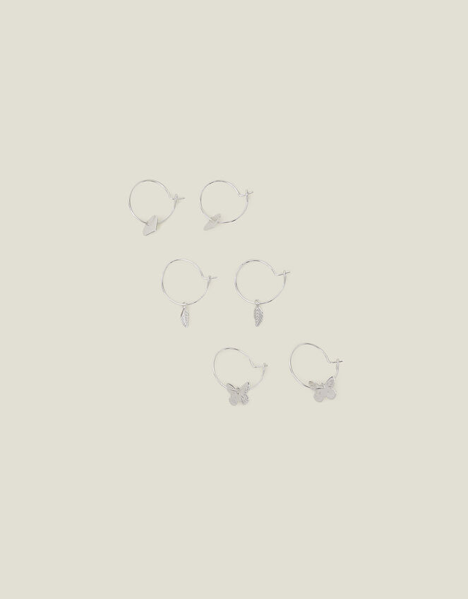 3-Pack Butterfly Hoops, , large