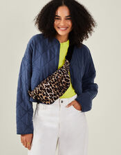 Leopard Print Bum Bag, , large