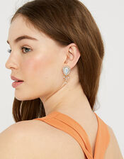 Statement Opal Teardrop Earrings, , large