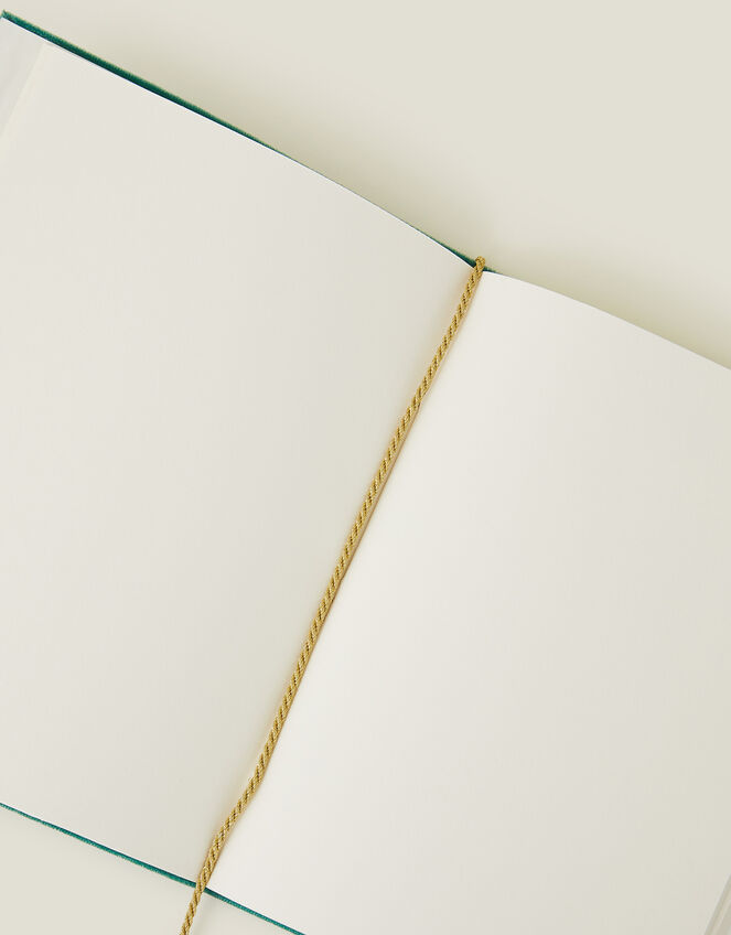 Star Embellished Velvet Notebook, , large