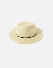 Packable Panama Hat, Natural (NATURAL), large