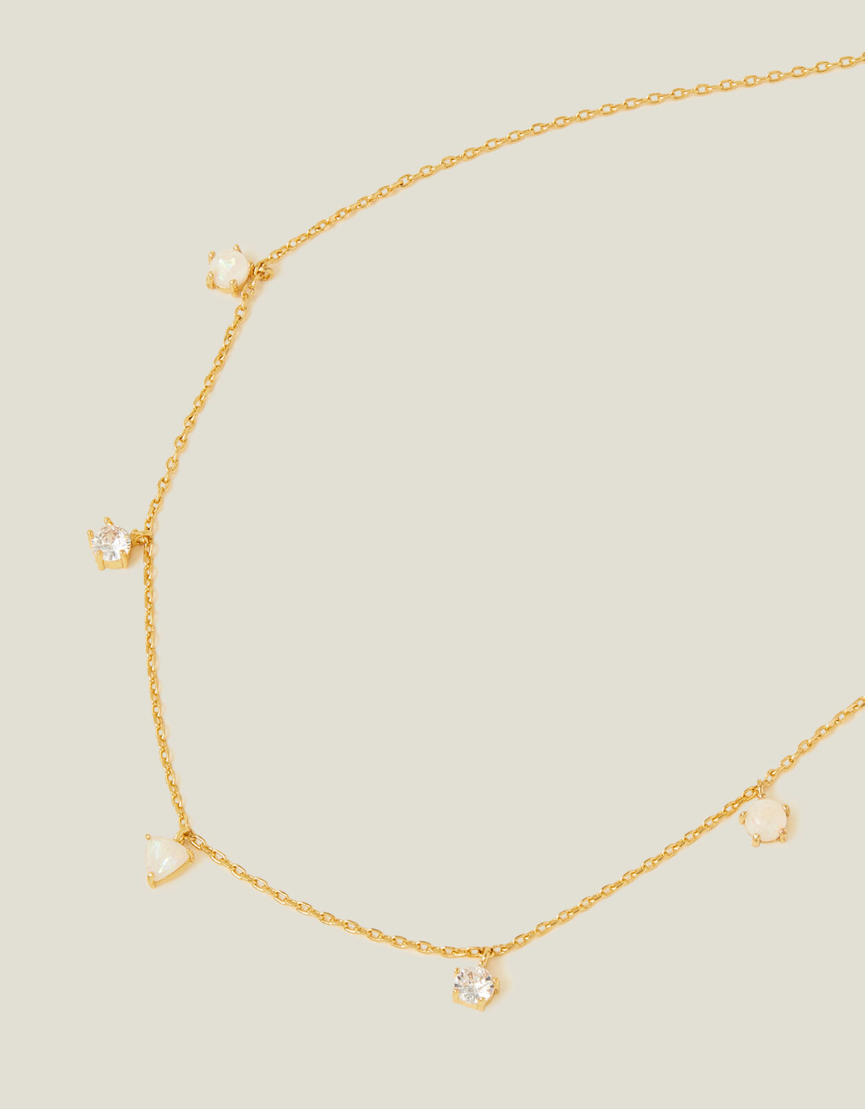 Opal station necklace shop