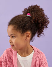 5-Pack Girls Fluffy Hair Bands, , large