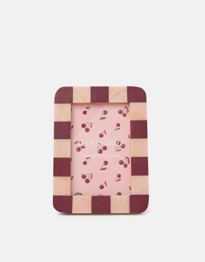 Checkerboard Resin Photo Frame 4 x 6, , large