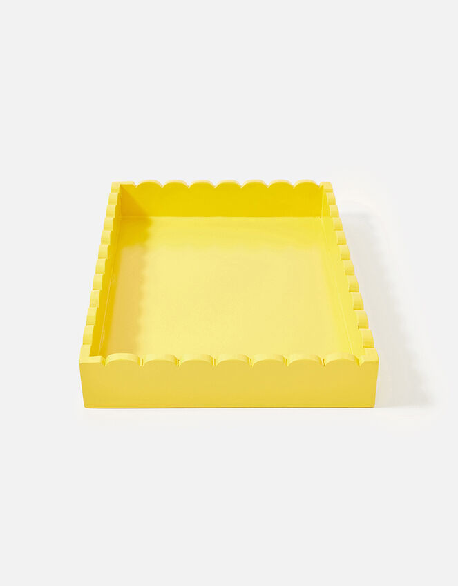 Scallop Tray, Yellow (YELLOW), large