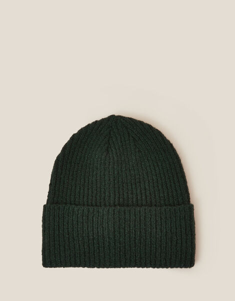 Soho Knit Beanie Hat, Green (GREEN), large