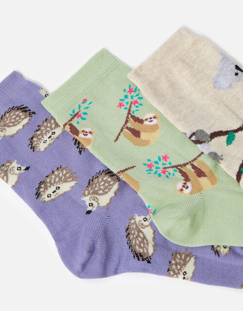 Animal Print Sock Multipack Socks & Tights Accessorize Global