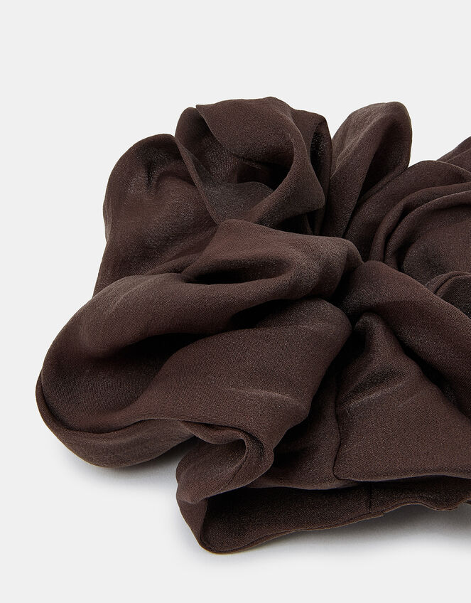 Oversized Ruched Hair Scrunchie, , large