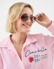 Metal Aviator Sunglasses, , large