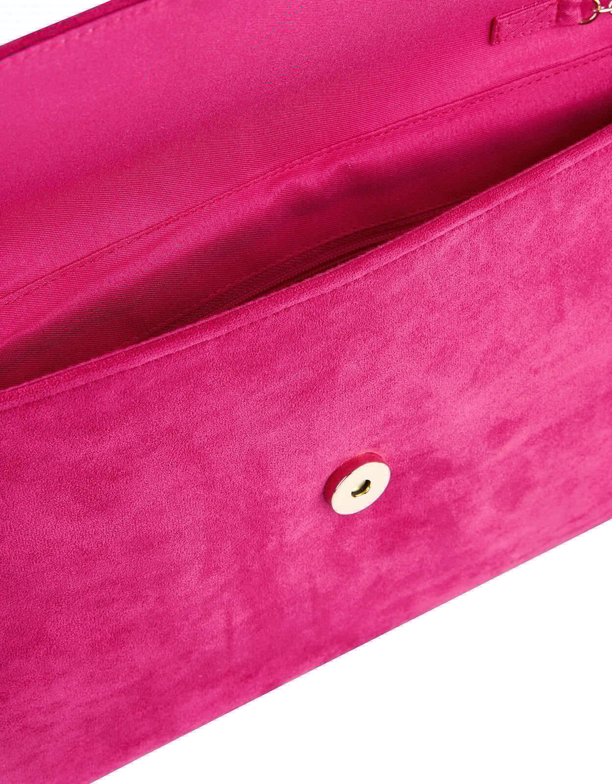 Natalie Suedette Clutch Bag