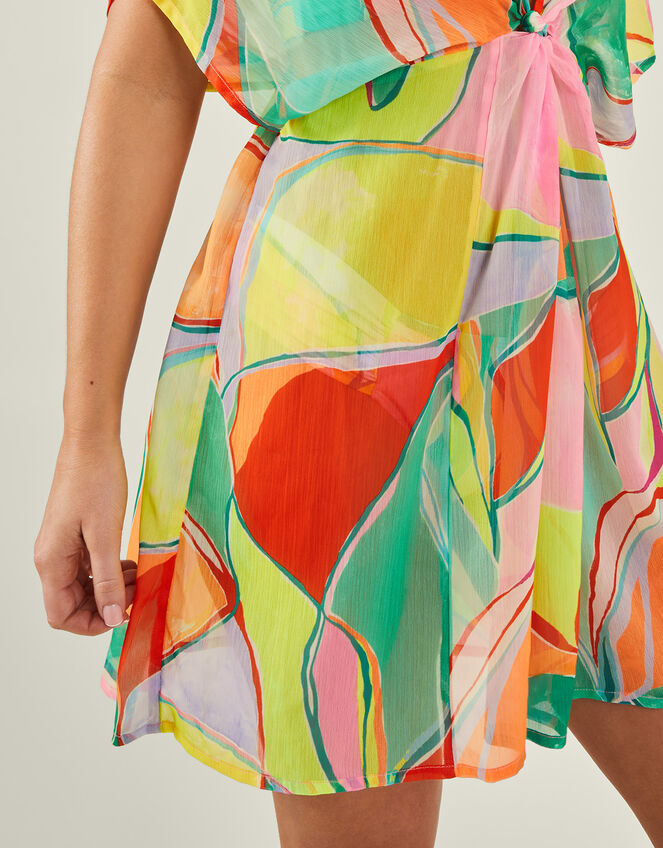 Abstract Print Kaftan, Multi (BRIGHTS MULTI), large