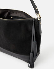 Slouch Leather Shoulder Bag , , large