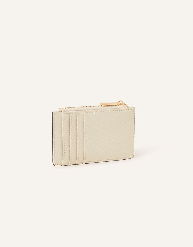 Embroidered Fruit Cardholder, Cream (CREAM), large