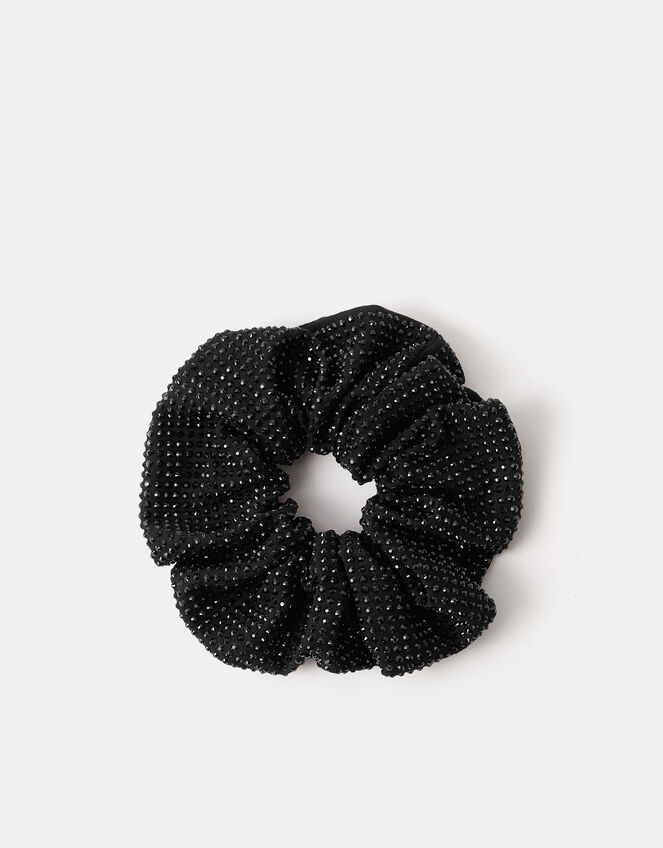 Rhinestone Hair Scrunchie, , large