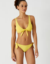 Bunny Tie Bikini Briefs, Yellow (YELLOW), large