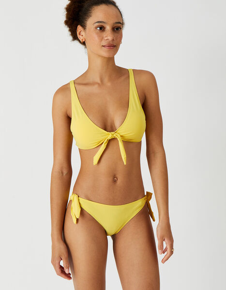 Bunny Tie Bikini Briefs Yellow, Yellow (YELLOW), large