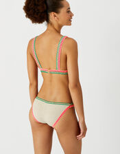 Bright Crochet Bikini Top, Multi (BRIGHTS-MULTI), large