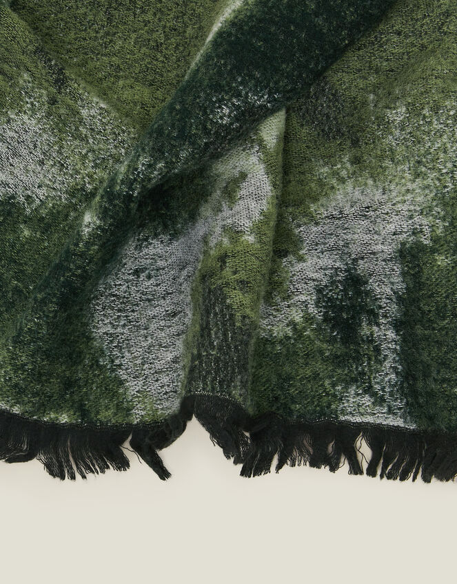 Abstract Woven Blanket Scarf, , large