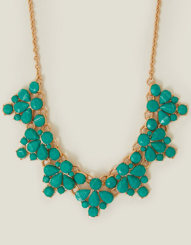 Stone Statement Necklace, , large