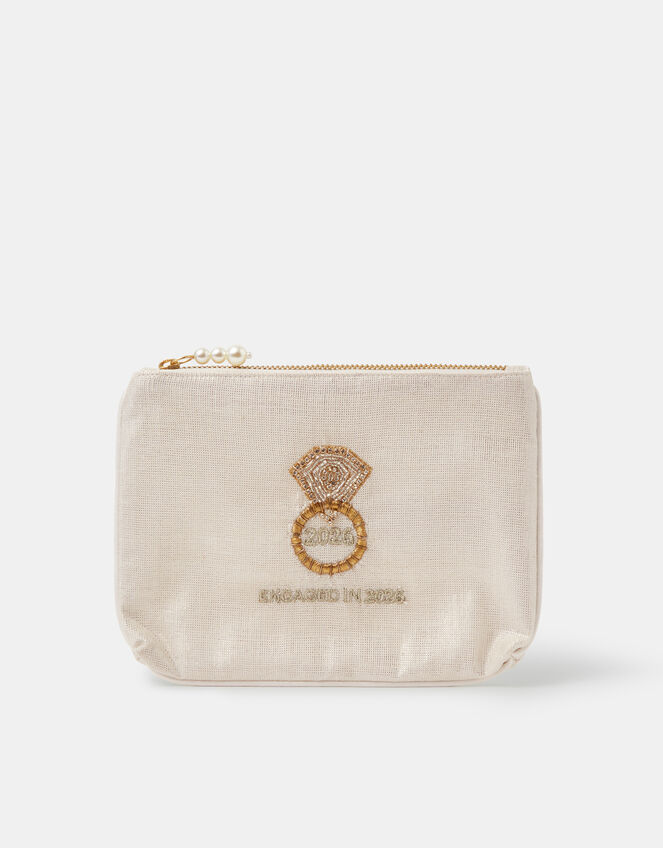 Engaged In 2026 Engagement Ring Pouch, , large
