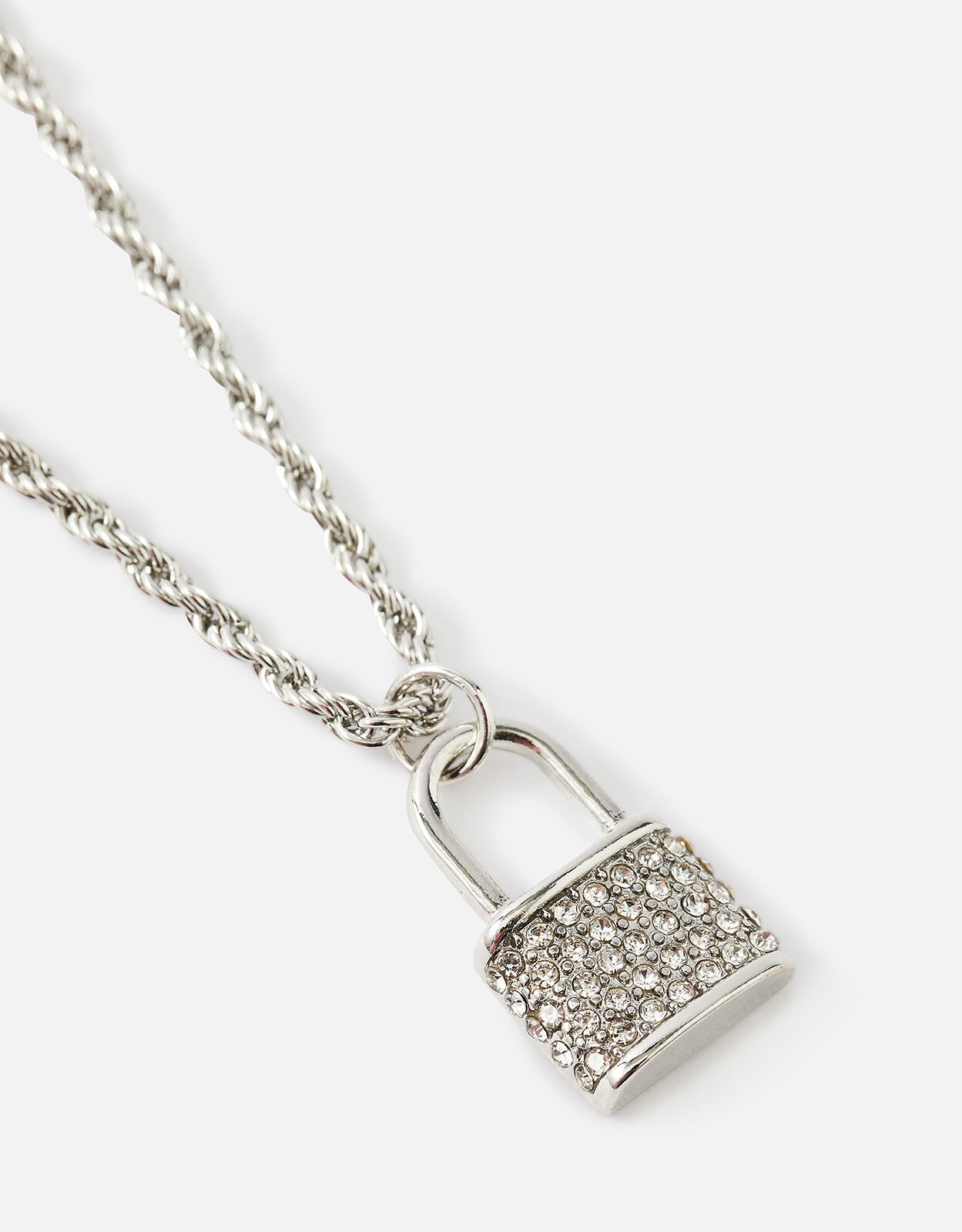 Necklace shop with padlock